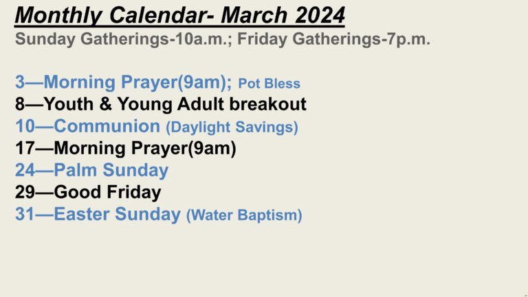 Calendar schedule-2403 March