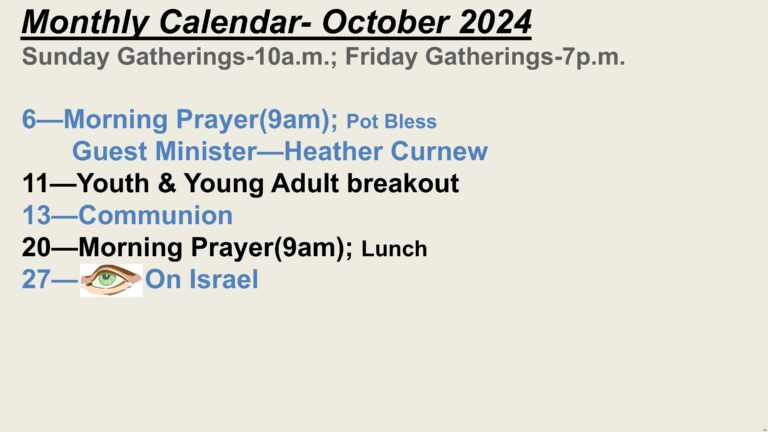 Calendar schedule-2410 October