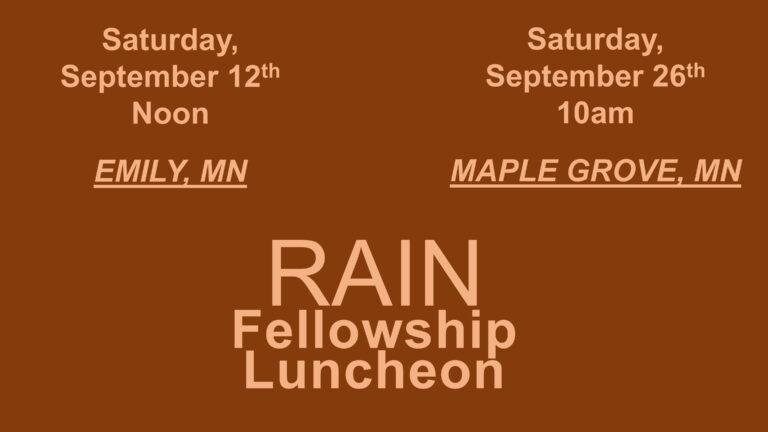2609 RAIN luncheon
